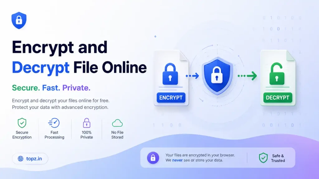 Encrypt and Decrypt File Online - Secure Browser Based