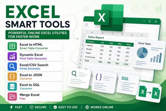Excel Smart Tools – Powerful Online Excel Utilities