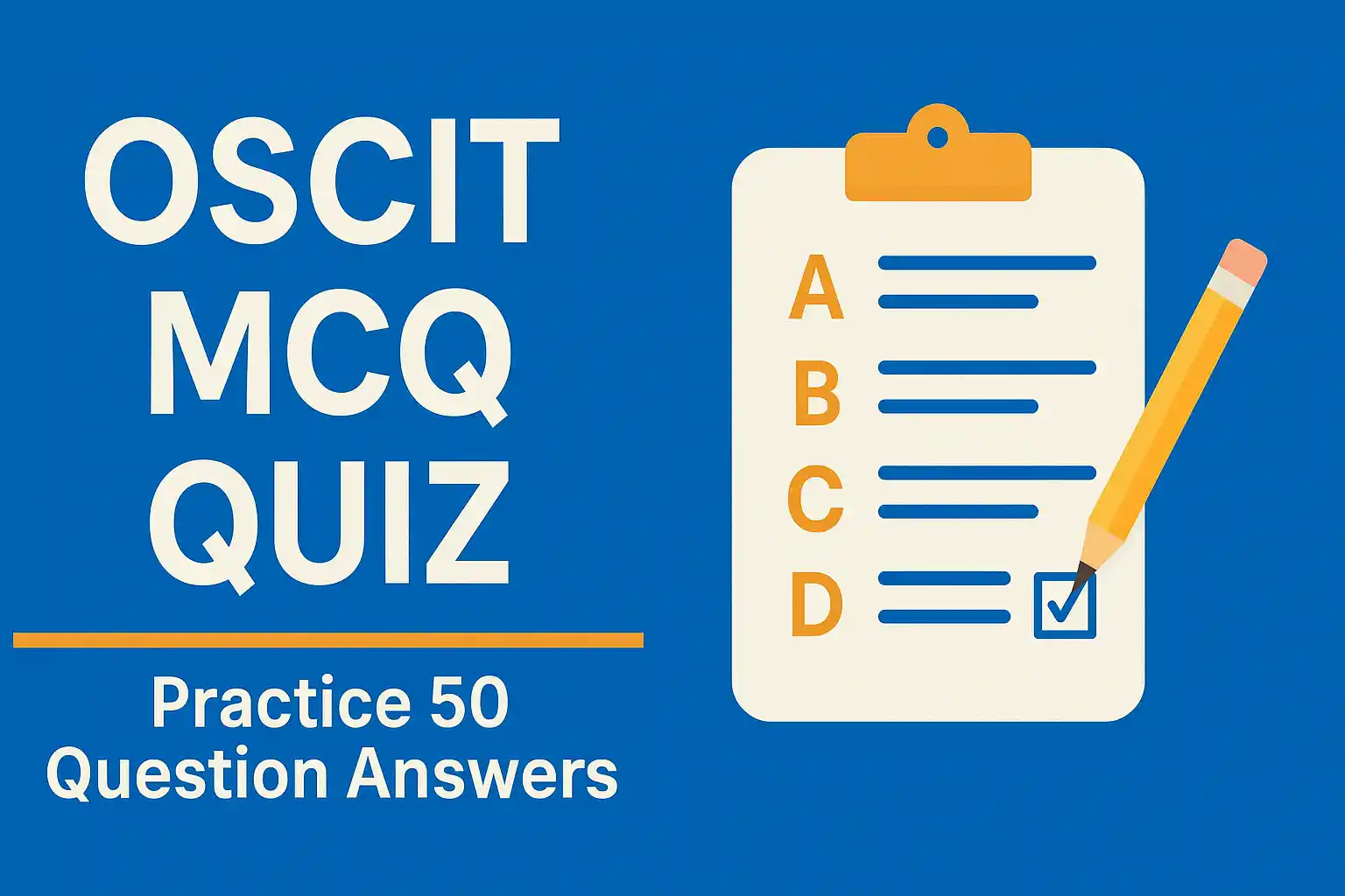 OSCIT Exam 2025 MCQ Quiz – Practice OKCL Questions &amp; Answers Online